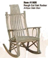 Byler's Bent #195R Rough Cut Oak Rocker