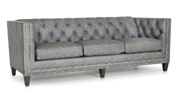 Smith Brothers 243 Leather Sofa