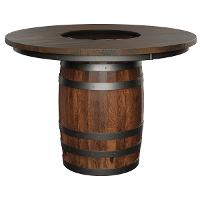 Kidron Reclaimed Barrel Table