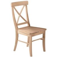 Whitewood X Back Chair