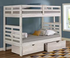 Innovations Manchester Twin over Twin Bunk Bed with Under Bed Chests