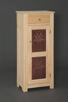 NR 2 Panel Jelly Cabinet with 2 Tin Panels and 1 Drawer