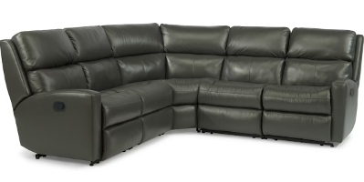 Flexsteel Catalina Leather Reclining Sectional
