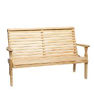 Colonial Road Wooden Roll Back Bench