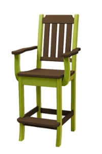 Finch Keystone Bar Chair with Arms