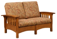 Elm Crest Mission Morris Loveseat