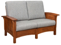 Elm Crest Panel Mission Morris Loveseat