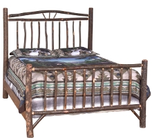 Circle M Rustics Hickory Wagon Wheel Bed