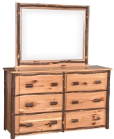 Circle M Rustics Hickory Dresser & Mirror