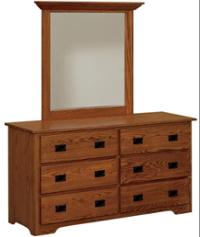 Eden Mission Dresser & Mirror