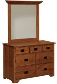 Eden Mission Dresser &Mirror