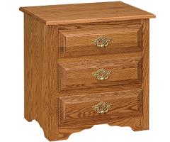 Eden 3 Drawer Nightstand