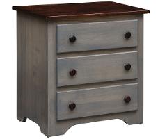 Eden Shaker 3 Drawer Nightstand