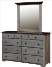 Eden Shaker Tall Dresser & Mirror