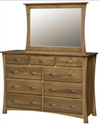 Eden Oxford Tall Dresser & Mirror