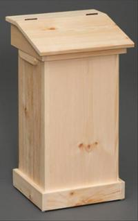 Noble Road Slant Top Trash Bin