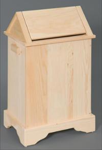 Noble Road Trash Bin w/ Swinging Top