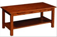 Byler's Mission Coffee Table No Slats