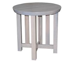 Byler's Town Hill End Table with Beveled Edge