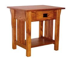 Byler's Prairie Mission End Table with Drawer