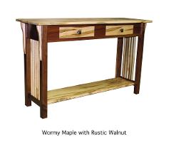 Byler's Prairie Mission Sofa Table