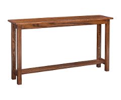 Byler's Mission Sofa Table No Slats