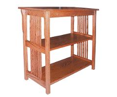Byler's Prairie Mission Double Shelf Sofa Table