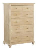 Whitewood Cottage 5 Drawer Chest