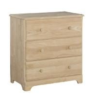 Whitewood Jamestown 3 Drawer Chest