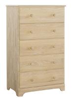 Whitewood Jamestown 5 Drawer Chest