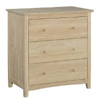 Whitewood Lancaster 3 Drawer Chest