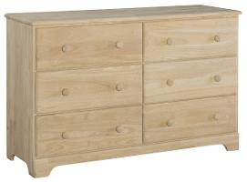 Whitewood Jamestown 6 Drawer Dresser