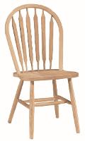Whitewood Arrowback Windsor Chair