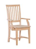Whitewood Mission Arm Chair
