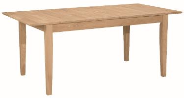 Whitewood Butterfly Leaf Extension Table w/ Shaker Legs
