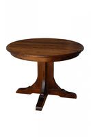 Byler’s Woodshop Mission Single Pedestal Table