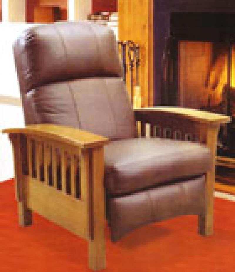 Ort Leather Mission Recliner Andys, Mission Leather Recliner