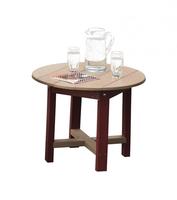King Poly Vinyl Round Side Table