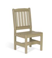 Colonial Road Poly Vinyl English Garden Side Chair