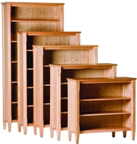 Woodforms Shaker Cherry Bookcases