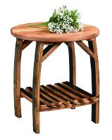 Fighting Creek Barrel Stave End Table
