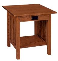 Elmcrest Mission End Table with Drawer