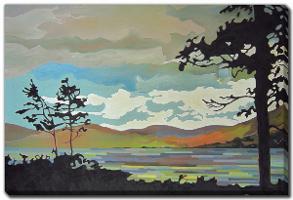 Streamline Art Kerry Pine Canvas