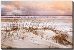 Streamline Art Whispers in the Dunes Canvas